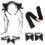 1Set Comfortable Black Plush Fox Ears Tail Headband Cosplay 8