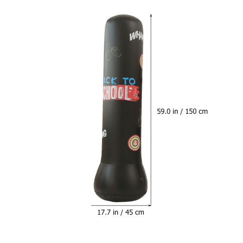 De Sable Gonflable Noir En Pour Boxe Enfant 1