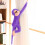 Purple28Inch Long Arm Monkey Λούτρινο Παιχνίδι Γεμιστό Ζώο Μαλακό Κρεμαστό Ντεκόρ Κούκλας για 6