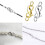 Figure Eight Lobster Clasp Lock 3PCS Silver Gold Necklace 7