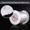 Klar TPU elastisk rem 38 yards  0,25 tommer 4