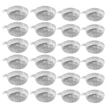 150Pièces Barquettes De Pesée Aluminium Argentées Usage Laboratoire
