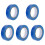 5Rouleaux De Marquage Sol Bleu Eva Adhésif Pour 7