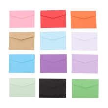 240Pièces Mini Enveloppes Colorées Ensemble Pour Cartes Message