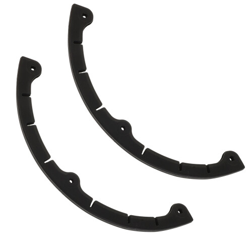 10Pièces Protège-Tail Skate Snowboard Noir En Caoutchouc
