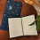 Starry Journal Refillable Binder Journal Notebook with 16 Sheet Blank Paper for Writing Sketching Journaling 8