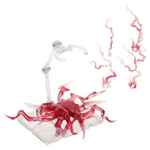 3Ensembles Support Stable En Plastique Rouge Pour Figurines Ajustable