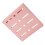 Rangement Couteaux Cuisine Rose, PP Ventilé Solide 1