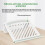 Folding tablet computer cooling bracket, triangle stable, silicone non-slip design, hollow heat dissipation, ABS material. 4