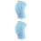 2Pièces Protège-Genoux Ergonomiques Enfants Usage Ciel 5
