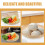 Countertop Fruit Basket Woven Bamboo Kitchen Use 1Pack 2