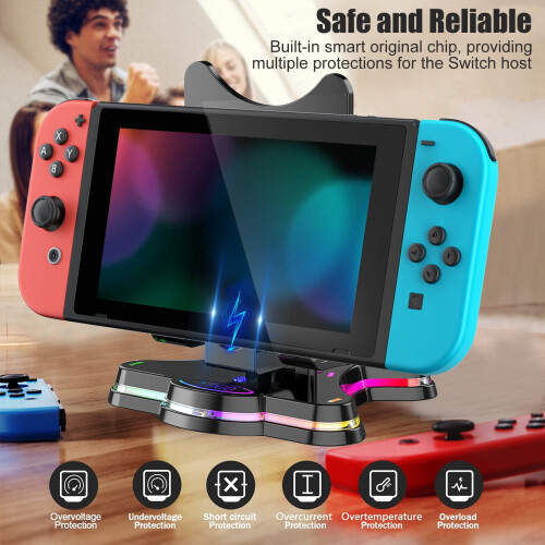 Βάση φόρτισης RGB για Nintendo Switch, OLED & Lite – 2