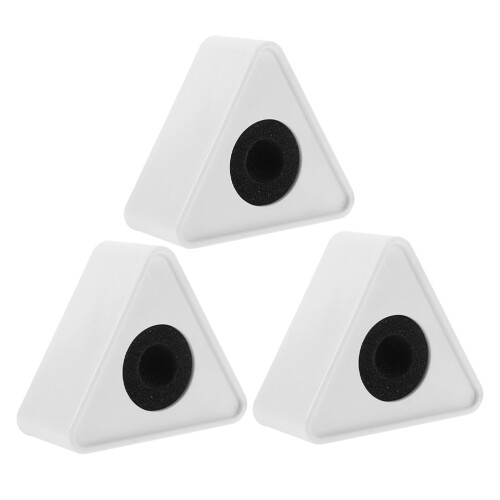 12Pièces Stations Logo Microphone Plastique Polyvalentes Couleur Mixte 1
