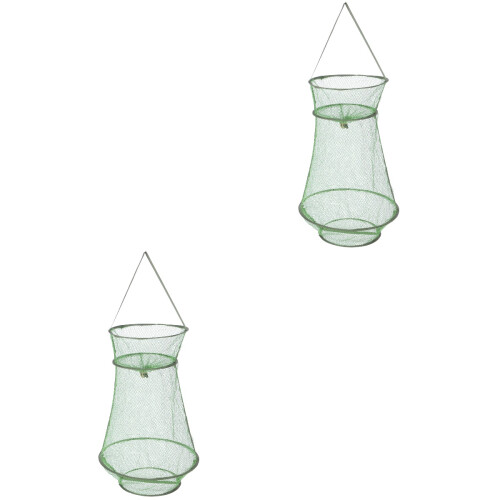 2Pièces Filet De Pliable Vert En Matière Résistante Pour Animaux 2