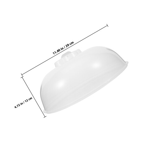 Couvercle Alimentaire Ventilé Transparent Adapté Micro-Ondes 1