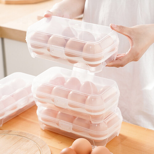 Egg Storage Box Leakproof Shockproof 12-Count 2