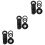 3Sets Handy Set Acryl Schwarz Weitwinkel Fisheye Makro 7