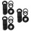 3Sets Handy Set Acryl Schwarz Weitwinkel Fisheye Makro 9