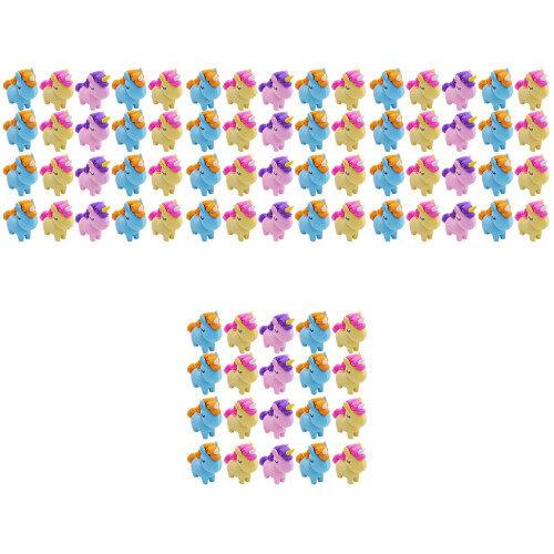 80Pièces Licorne Portable Enfants Multi Usage Mini Adorables 2