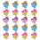 80Pièces Licorne Portable Enfants Multi Usage Mini Adorables 10