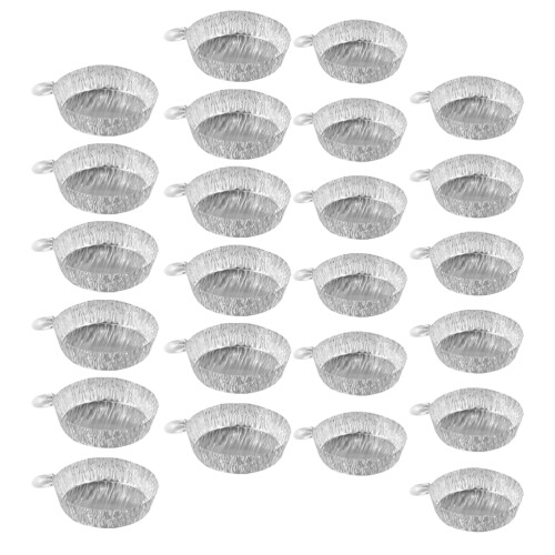 150Pièces Barquettes De Pesée Aluminium Argentées Usage Laboratoire 1