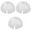 3Pièces Doublure Casquette Bump Cap Ttpe Durable Confort 5