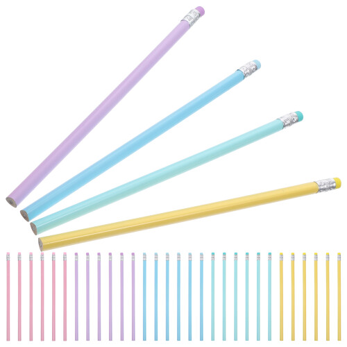 150Pièces Crayons Mignons En Bois Assortis Avec Pour École 2