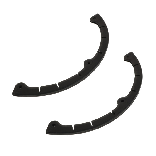 10Pièces Protège-Tail Skate Snowboard Noir En Caoutchouc 1