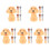 180Pièces Petites Gommes Chien Pour Usage 4