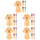 180Pièces Petites Gommes Chien Pour Usage 8