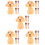 180Pièces Petites Gommes Chien Pour Usage 10