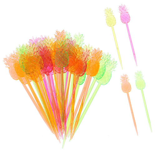 200Pièces Piques À Cocktail Légères Multicolores Pour Usage 1