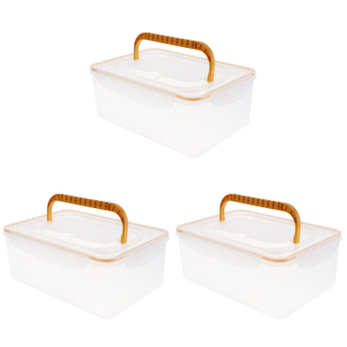 3Pièces Boîtes De Rangement Transparent Pour Lait 2