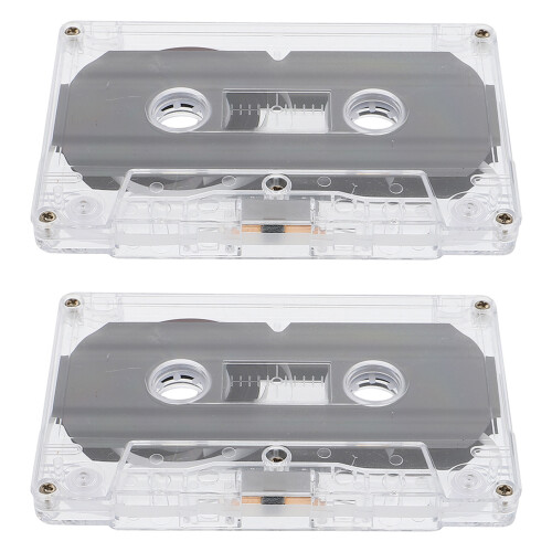 4Pièces Cassette Audio Vintage En Plastique Pour 1