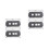4Pièces Cassette Audio Vintage En Plastique Pour 4