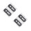 4Pièces Cassette Audio Vintage En Plastique Pour 9