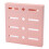 Rangement Couteaux Cuisine Rose, PP Ventilé Solide 9