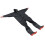 Waders De Noir PVC + Tissu Tricoté Résistant 9