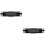 2Pièces Thermomètre Auto Digital Noir À Ventilation Clipée 6
