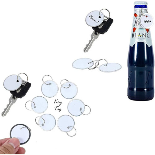 Πακέτο αξίας 180 τεμαχίων με λευκές ετικέτες κλειδιών, επιφάνεια εύκολης εγγραφής 1