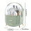 Vitrine cosmétique avec couvercle en dôme et tiroirs 4