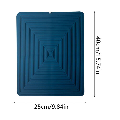 Tapis de table antidérapant avec drainage et isolation 1