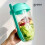 Saladier transparent de 1000 ml avec fourchette intégrée 5