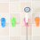 Suction Cup Showerhead Rosy Plastic 1Pcs 2