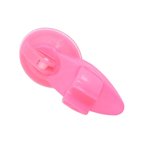 Suction Cup Showerhead Rosy Plastic 1Pcs 2