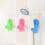 Suction Cup Showerhead Rosy Plastic 1Pcs 6