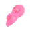 Suction Cup Showerhead Rosy Plastic 1Pcs 7
