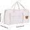 Quilted tote bag with rabbit pattern 18.9x8.7x10.2 in 4