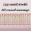 Peigne de massage rétractable pour tous types de cheveux avec 3