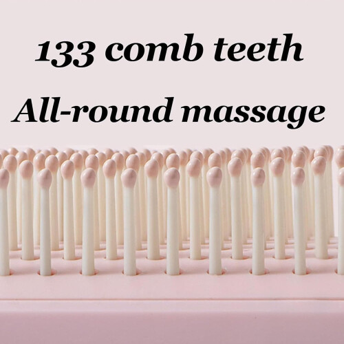 Peigne de massage rétractable pour tous types de cheveux avec 2